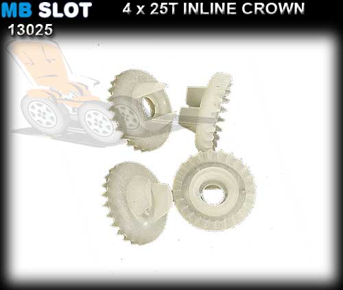 MBSLOT INLINE CROWN GEAR MB13025 - 25T Inline Gear