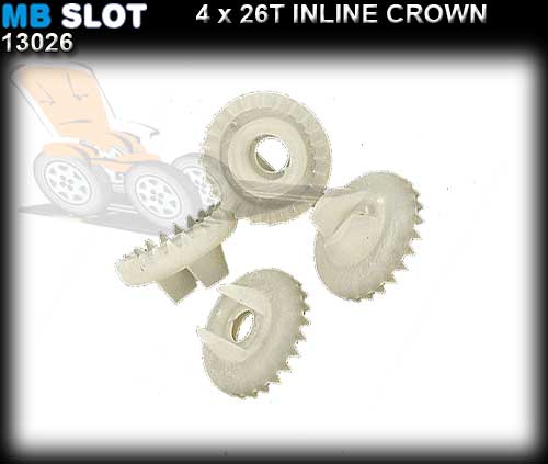 MBSLOT INLINE CROWN GEAR MB13026 - 26T Inline Gear