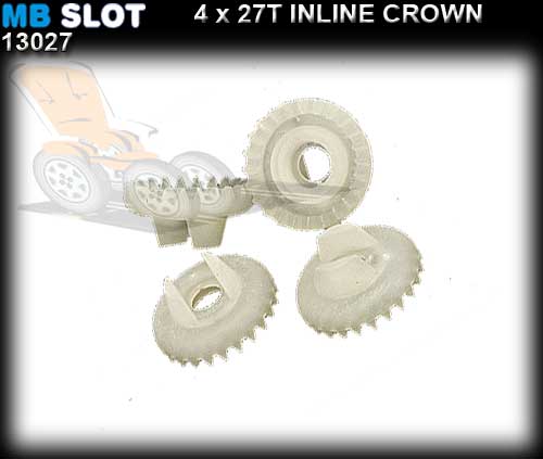 MBSLOT INLINE CROWN GEAR MB13027 - 27T Inline Gear