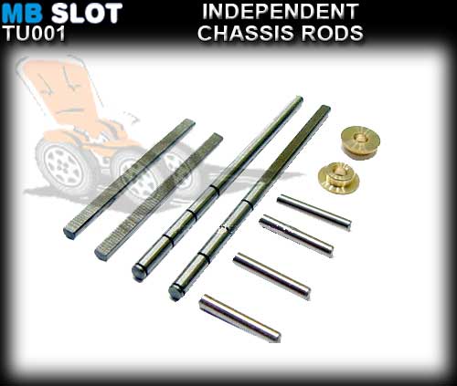 MB SLOT CHASSIS TU001 - Set of Chassis Rods