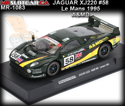MR SLOTCAR MR1083 - Jaguar XJ220 - Le Mans 1995 - A&MD #58