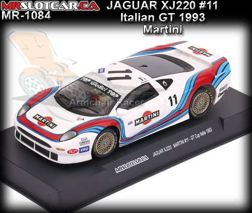 MR SLOTCAR MR1084 - Jaguar XJ220 - Italian GT 1993 - Martini #11