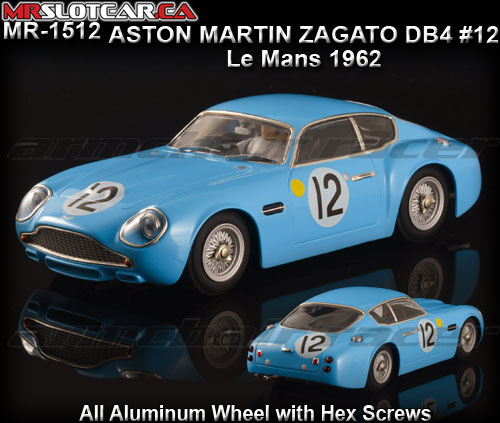 MR SLOTCAR MR1512 - Aston Martin Zagato DB4 - Le Mans 1962 #12