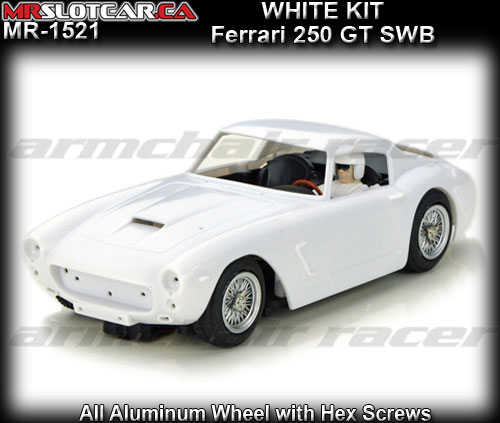 MR SLOTCAR MR1521 - Ferrari 250 GT SWB - white kit