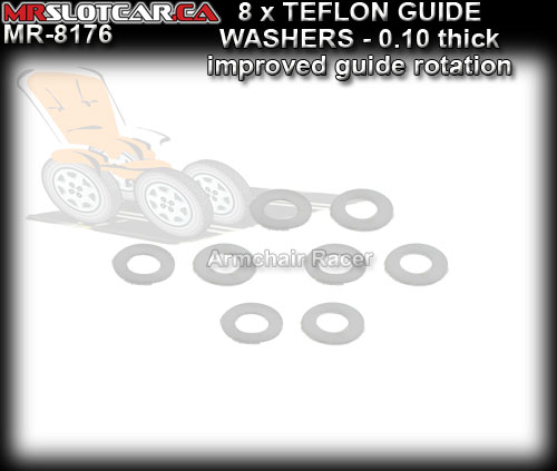 MR SLOTCAR GUIDE WASHERS MR8176 - Guideflag Washers 0.10mm