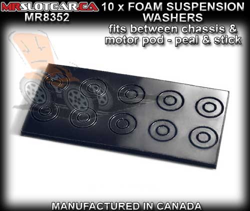 MR SLOTCAR SUSPENSION WASHERS MR8352 - Foam Suspension Washers