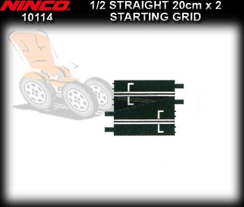 NINCO TRACK 10114 - 2 x 200mm Half Starting Grid Straights