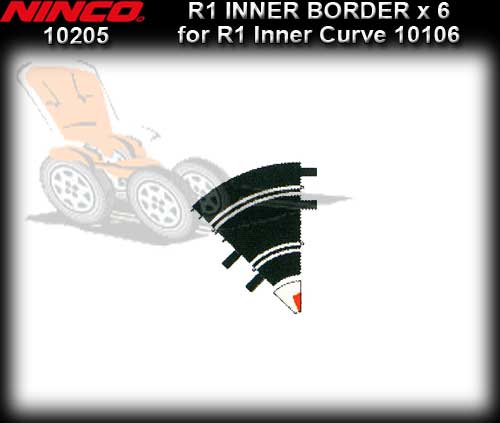 NINCO BORDER 10205 - 6 x 45 deg.R1 Inner Borders for R1