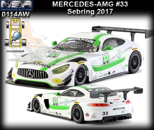 NSR 0114AW - Mercedes AMG GT3 - Sebring 2017 #33 (anglewinder)