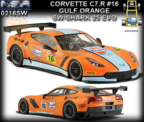NSR 0216SW - Chevrolet Corvette C7R - Gulf Orange #16