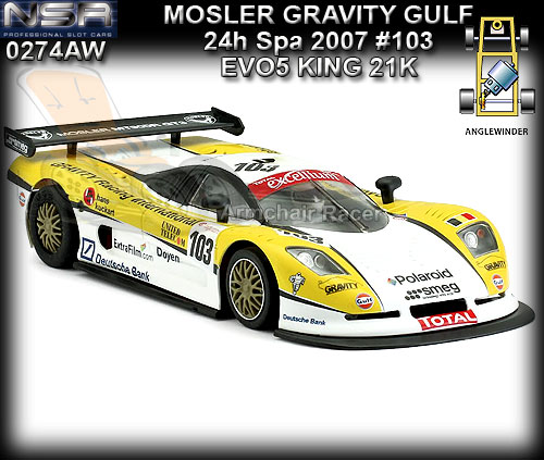 NSR 0274AW - Mosler MT 900R - 24hr SPA 2007 - Gravity Gulf #103