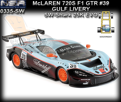 NSR 0355SW - McLaren 720S GT3 - Le Mans 1997 - Gulf F1 #39