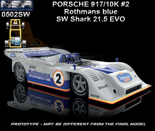 NSR 0502SW - Porsche 917/10K - Rothmans livery #2 (blue)