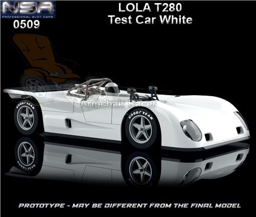 NSR 0509SW - Lola T280 - Test car in White