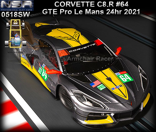 NSR 0518SW - Chevrolet Corvette C8R - 24hr Le Mans 2021 #64