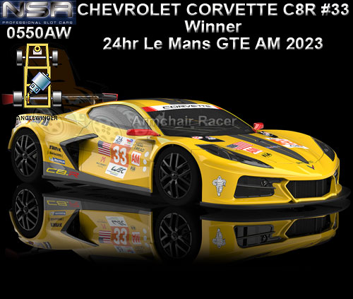 NSR 0550AW - Chevrolet Corvette C8R - 24hr Le Mans 2023 #33
