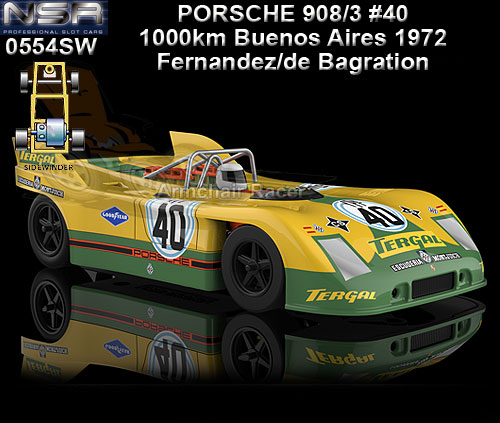 NSR 0554SW - Porsche 908/3 - Buenos Aires 1972 #40