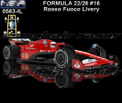 NSR 0563IL - Formula 22/26 - Rosso Fuoco #16 (Charles Leclerc)