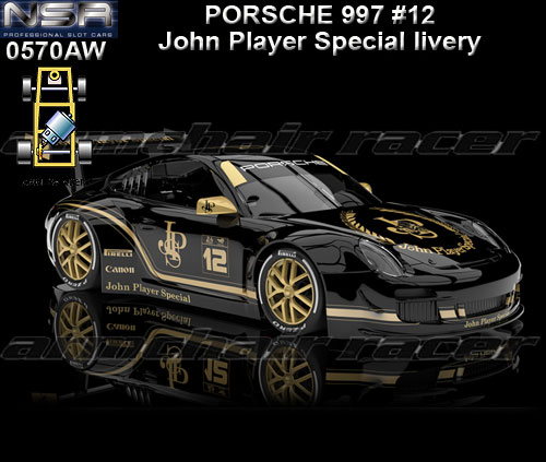 NSR 0570AW - Porsche 997 - John Player Special livery #12