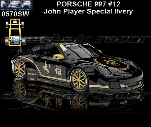 NSR 0570SW - Porsche 997 - John Player Special livery #12