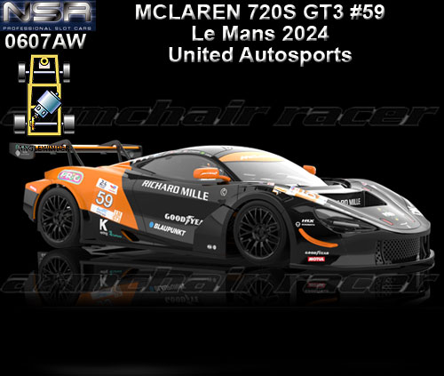NSR 0607AW - McLaren 720S - Le Mans 2024 #59 United Autosports