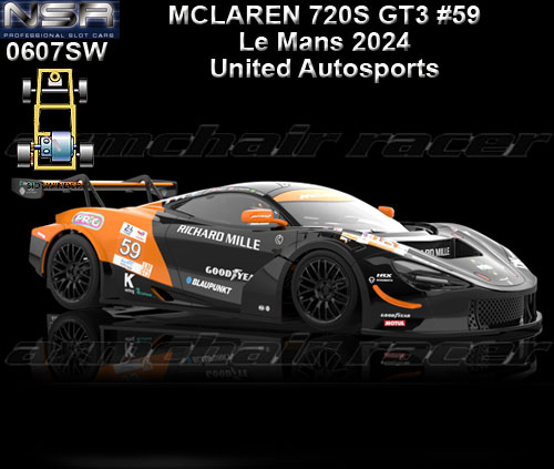 NSR 0607SW - McLaren 720S - Le Mans 2024 #59 United Autosports
