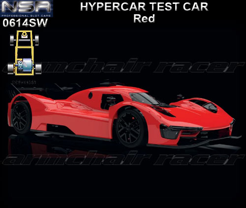 NSR 0614SW - Hypercar Test car - Red
