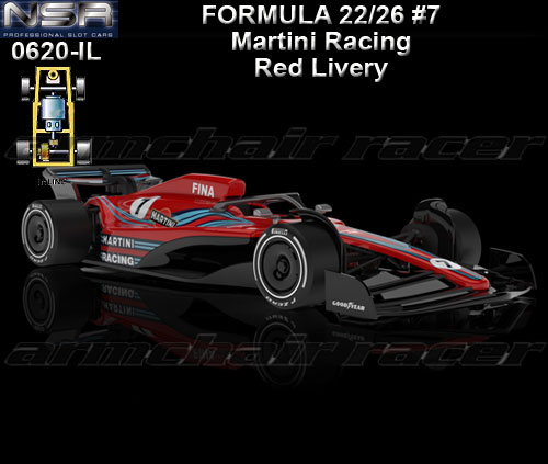 NSR 0620IL - Formula 22/26 Martini Racing red livery #7