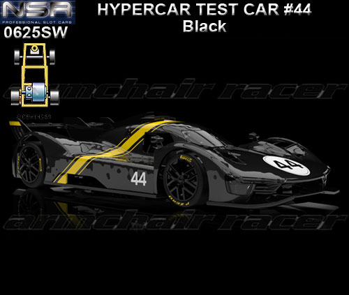 NSR 0625SW - Hypercar Test car - Black #44