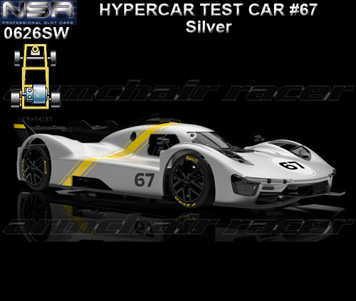 NSR 0626SW - Hypercar Test car - Silver #67