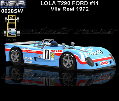 NSR 0628SW - Lola T290 Ford - Vila Real 1972 #11