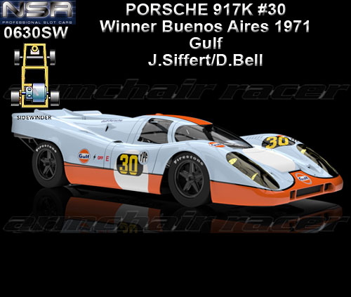 NSR 0630SW - Porsche 917K - winner Buenos Aires1971 #30 Gulf