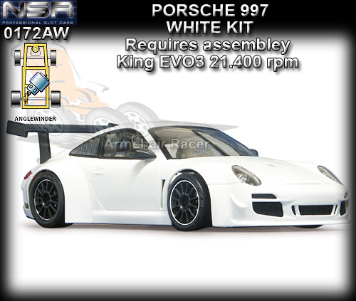 NSR 1072AW - Porsche 997 GT3 - white kit - requires assembly