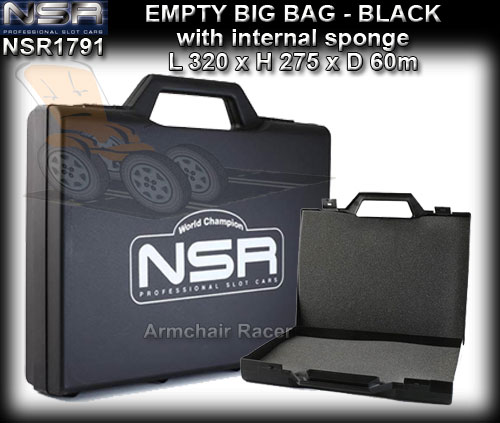 NSR 1791EVO - Big Bag with internal sponges - Black plastic