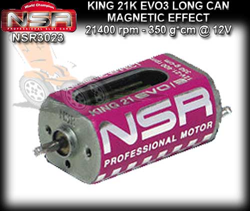 NSR MOTOR 3023 - KING 21,400rpm EVO/3 Open Can Magnetic Effect