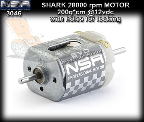 NSR MOTOR 3046 - SHARK 28,000 rpm Short Can - No Pinion