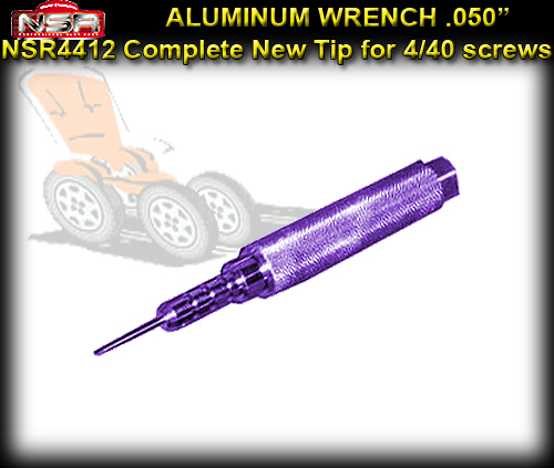 NSR WRENCH 4412 - .050 Aluminium Wrench