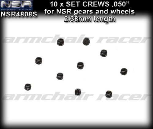 NSR SCREWS 4808S - 10 x screws for NSR wheels & gears