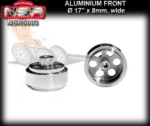 NSR WHEELS 5003 - 17 x 8mm Front Aluminum
