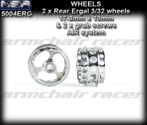 NSR WHEELS 5004ERG - 17.3 x10mm Rear Ergal Air System