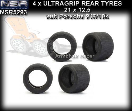 NSR TYRES 5293 - Classic Treaded Ultragrip Rear Tyres 21 x 12.mm
