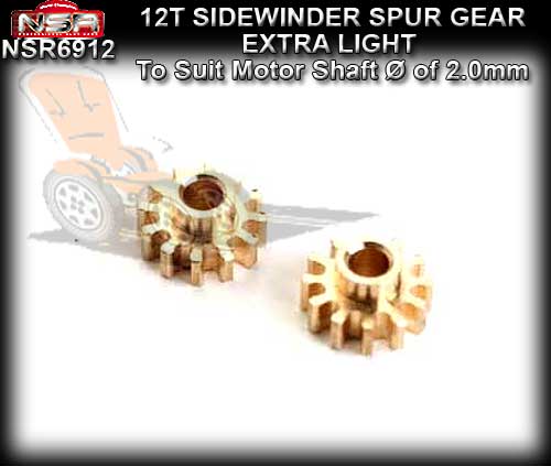 NSR SIDEWINDER PINION 6912 - 12T Sidewinder pinions