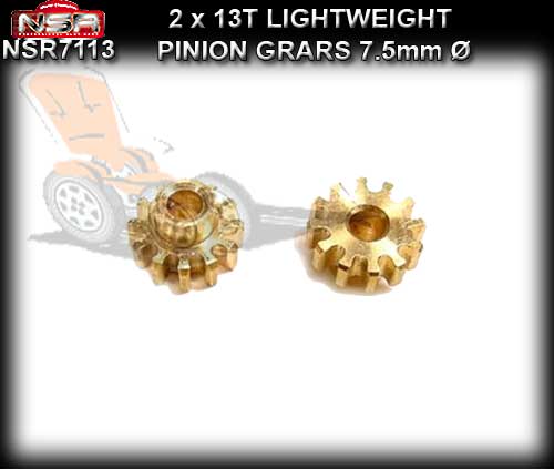 NSR ANGLEWINDER PINION 7113 - 13T Extralight Anglewinder pinions