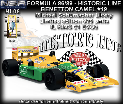 NSR HL06 - Formula 86/89 - Camel #19 Michael Schumacher livery
