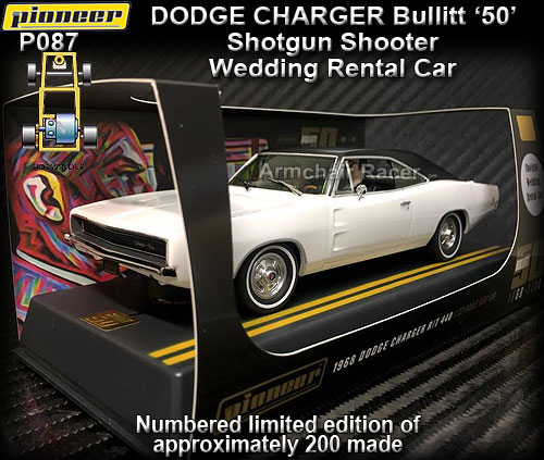 PIONEER P087 - Shotgun Wedding Dodge Charger - Bullitt '50'