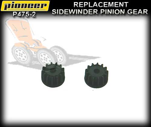 PIONEER PINION GEAR P475-2 - 2 x 13t 7mm Sidewinder pinions