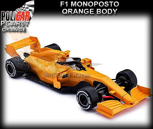 POLICAR CAR07-ORANGE - F1 Monoposto - orange body