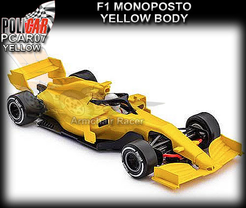 POLICAR CAR07-YELLOW - F1 Monoposto - yellow body
