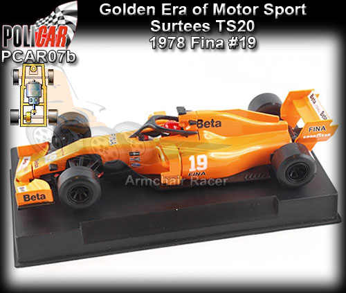POLICAR CAR07B - GEMS F1 Surtees TS20 - 1978 Fina #19
