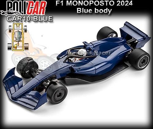 POLICAR CAR10-BLUE - F1 Monoposto 2024 - blue body